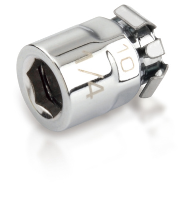 Адаптер быстросъемный для шестигранных бит 1/4 под ключ 10 мм TOPTUL FTAB0810 Адаптер быстросъемный для шестигранных бит 1/4 под ключ 10 мм TOPTUL FTAB0810